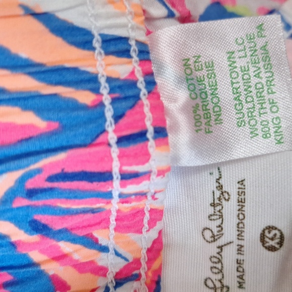 Lilly Pulitzer Pajama Pant, Multi Shell of a Time, XS - Picture 9 of 9